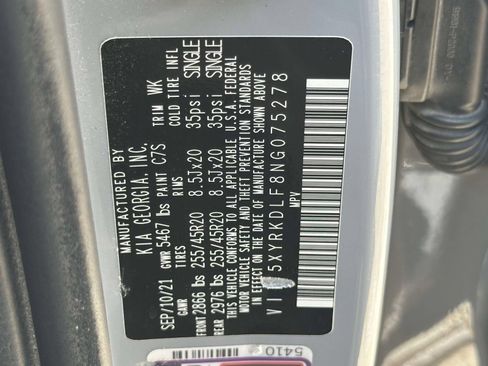 Used 2022 Kia Sorento SX Prestige w/ Rust Color Package AWD/4WD image 27