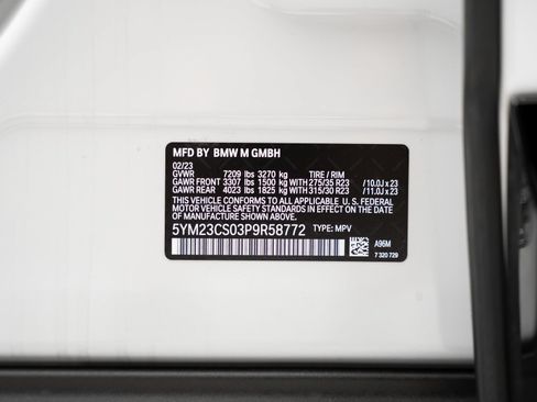 Used 2023 BMW XM AWD/4WD image 62