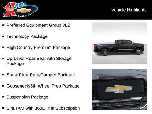 New 2026 Chevrolet Silverado 3500 High Country w/ High Country Premium Package AWD/4WD image 3