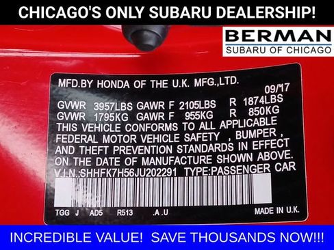 Used 2018 Honda Civic EX image 20