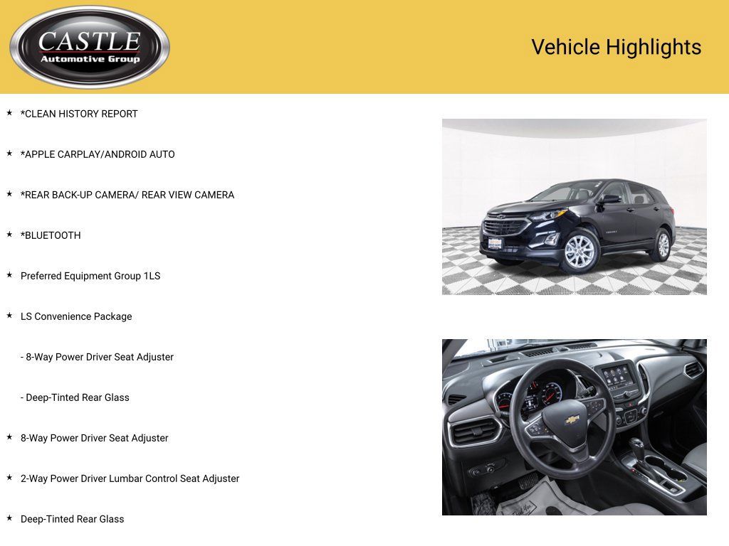 Used 2020 Chevrolet Equinox LS w/ LS Convenience Package FWD image 3