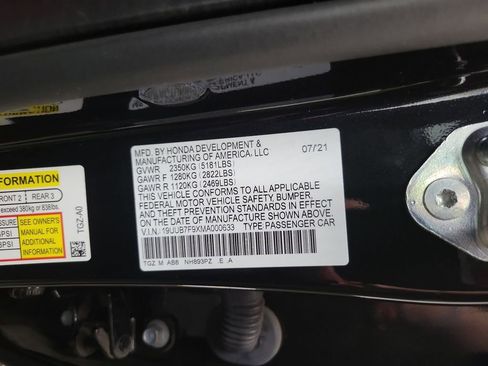 Used 2021 Acura TLX Type S image 18