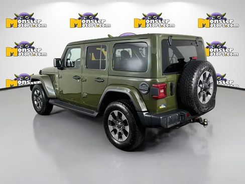Used 2021 Jeep Wrangler Unlimited Sahara w/ Uconnect 4C Nav & Sound Group AWD/4WD image 7