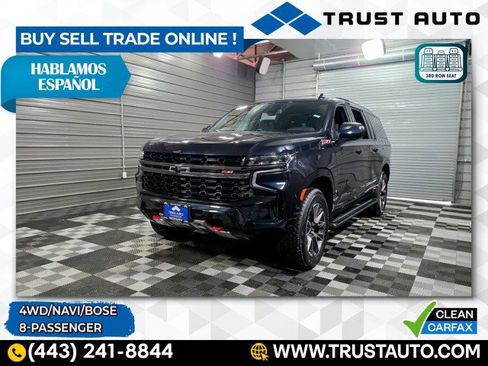 Used 2022 Chevrolet Suburban Z71 w/ Max Trailering Package image 1