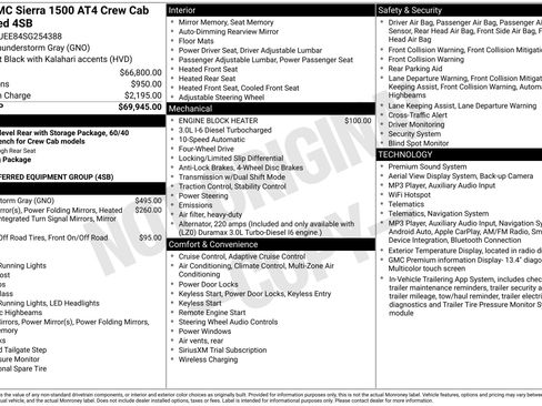 Used 2025 GMC Sierra 1500 AT4 AWD/4WD image 3