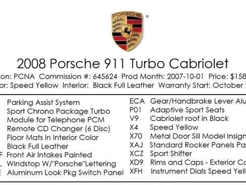 Used 2008 Porsche 911 Turbo AWD/4WD image 5