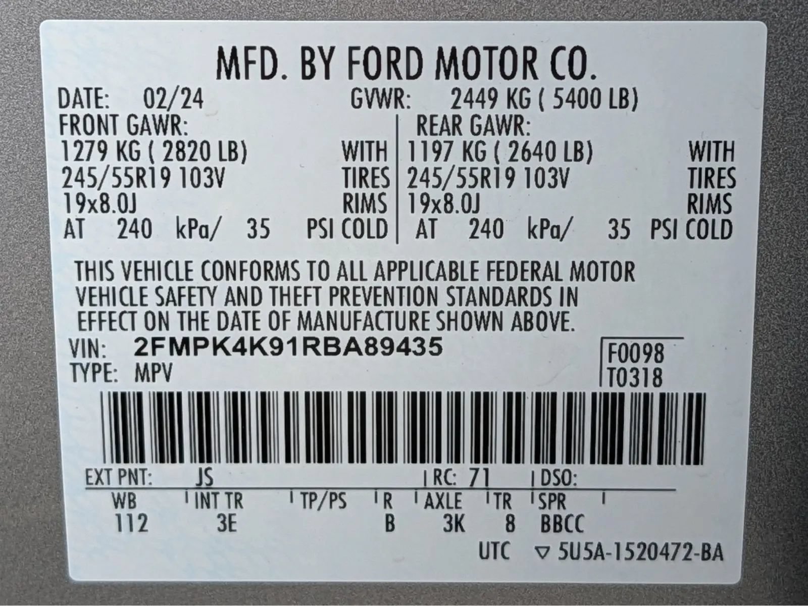 Used 2024 Ford Edge Titanium AWD/4WD image 27