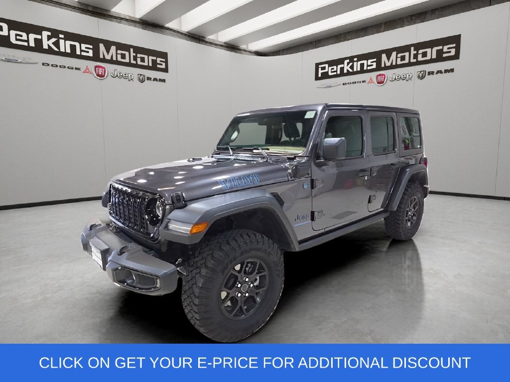 Certified 2025 Jeep Wrangler Unlimited Sport S 4xe AWD/4WD 360° Tour