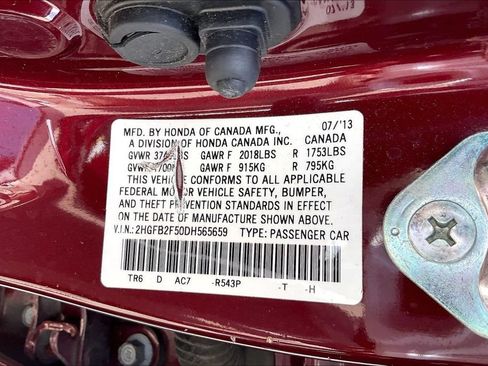 Used 2013 Honda Civic LX image 16