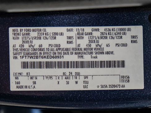 Used 2019 Ford F250 Lariat w/ Lariat Ultimate Package AWD/4WD image 68