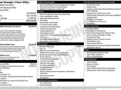 New 2026 Jeep Wrangler Willys image 6