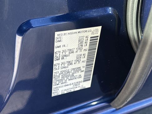 Used 2022 Nissan Frontier Pro-X w/ Technology Package image 22