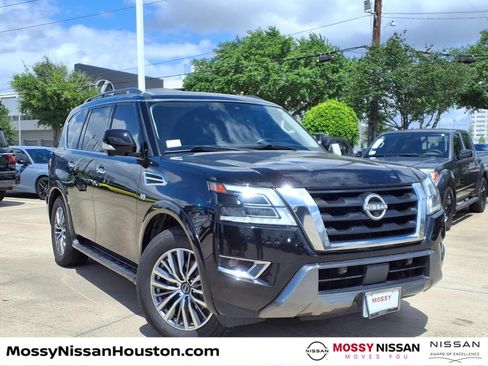 Used 2021 Nissan Armada SL w/ Captain's Chairs Package RWD image 1