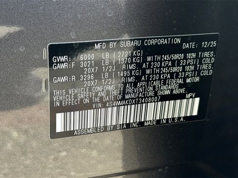 New 2026 Subaru Ascent Touring image 39