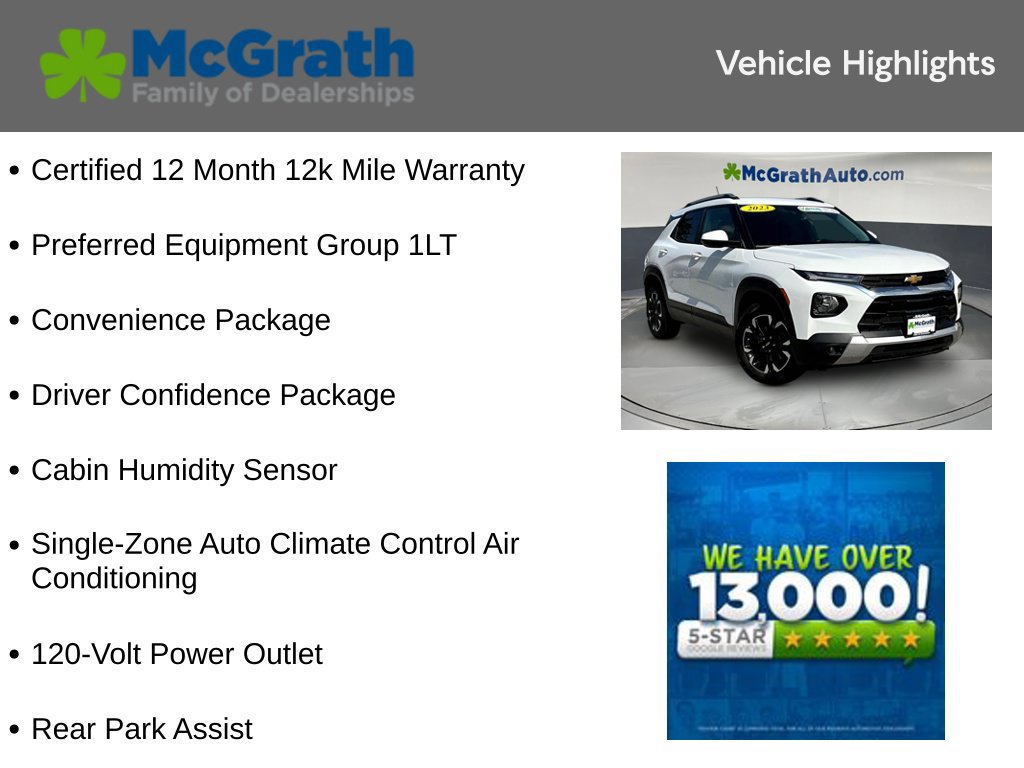 Used 2023 Chevrolet TrailBlazer LT w/ Convenience Package AWD/4WD image 6