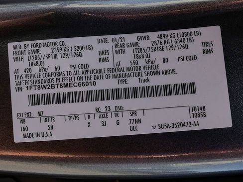 Used 2021 Ford F250 Lariat w/ Tremor Off-Road Package image 68