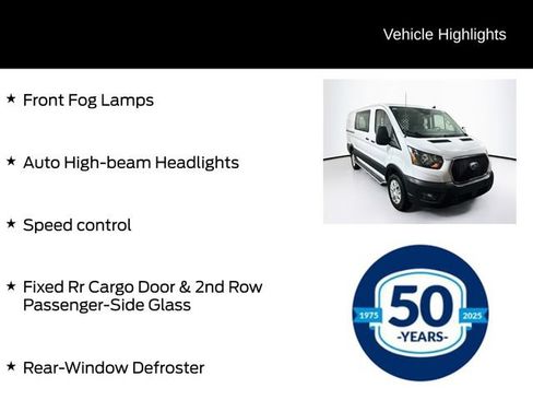 Certified 2025 Ford Transit 250 Low Roof w/ Exterior Upgrade Package RWD image 21