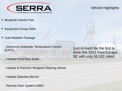 Used 2021 Ford Escape SE w/ Cold Weather Package AWD/4WD image 3