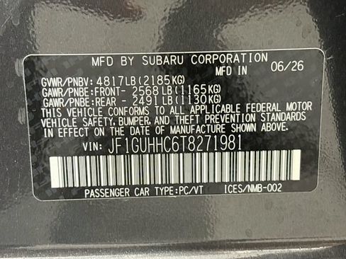 New 2026 Subaru Impreza RS AWD/4WD image 30