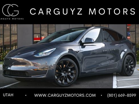 Used 2021 Tesla Model Y Long Range AWD/4WD image 1