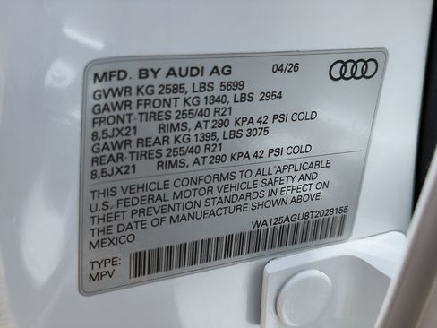 New 2026 Audi SQ5 Premium Plus AWD/4WD image 27