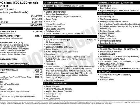 Used 2020 GMC Sierra 1500 SLE w/ SLE Value Package AWD/4WD image 10