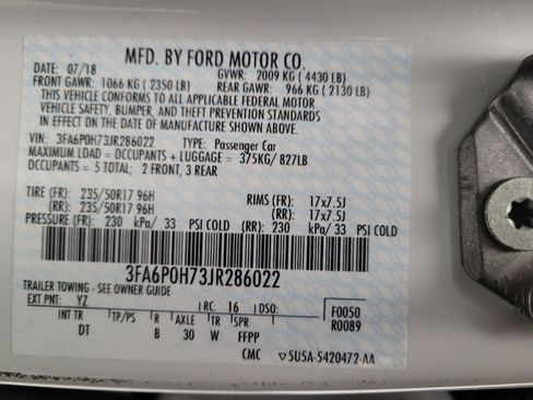 Used 2018 Ford Fusion SE FWD image 33