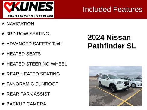 Used 2024 Nissan Pathfinder SL w/ SL Premium Package image 2