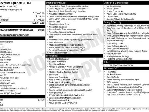 Used 2022 Chevrolet Equinox LT FWD image 7