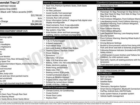 Used 2025 Chevrolet Trax LT FWD image 2