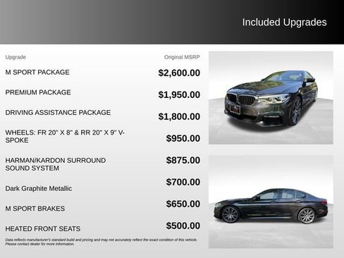 Used 2017 BMW 540i RWD image 9