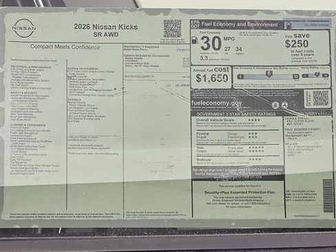 New 2026 Nissan Kicks SR AWD/4WD image 44