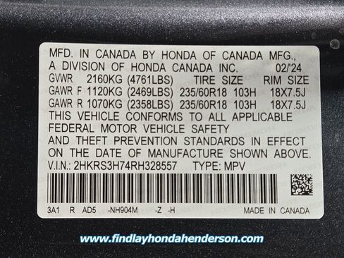 Certified 2024 Honda CR-V EX-L image 14