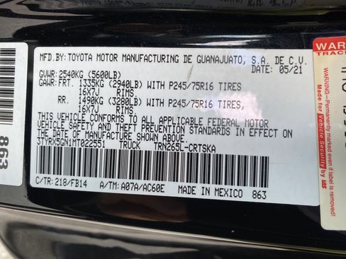 Used 2021 Toyota Tacoma SR w/ SR Convenience Package image 37