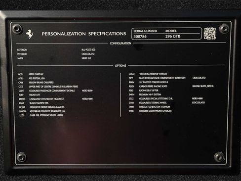 Certified 2024 Ferrari 296 GTB Base image 40