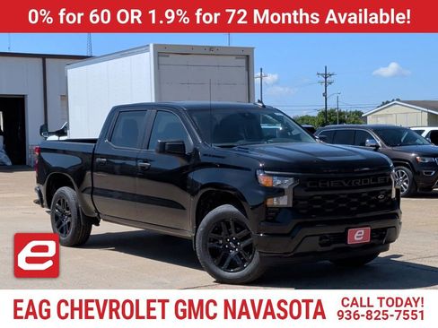 New 2026 Chevrolet Silverado 1500 Custom w/ LPO, Dark Essentials Package RWD image 1