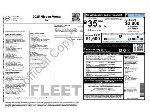 Used 2025 Nissan Versa SV image 34