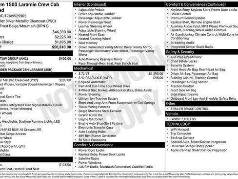 Used 2019 RAM 1500 Laramie w/ Trailer Tow Group image 13