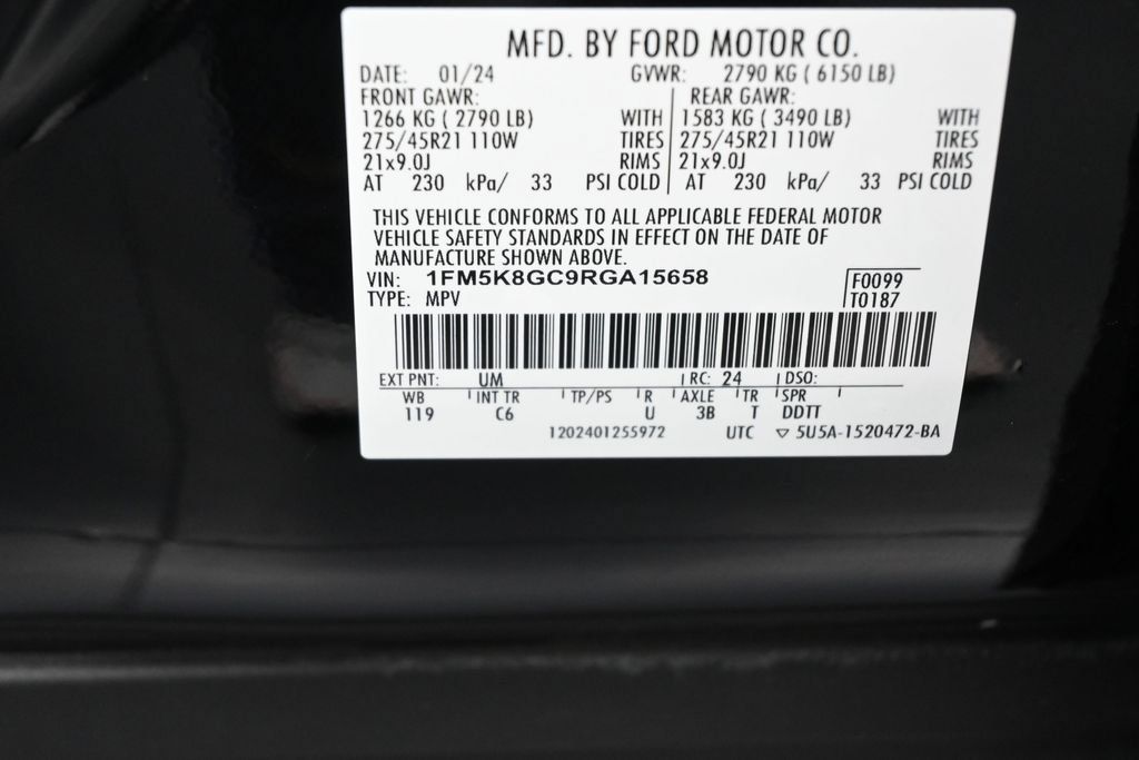 Used 2024 Ford Explorer ST w/ Equipment Group 401A AWD/4WD image 17