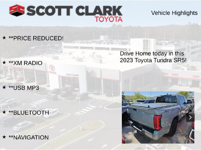 Used 2023 Toyota Tundra SR5 w/ TRD Sport Premium Package AWD/4WD image 9