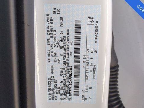 Used 2023 Ford F150 Platinum w/ Equipment Group 701A High image 42