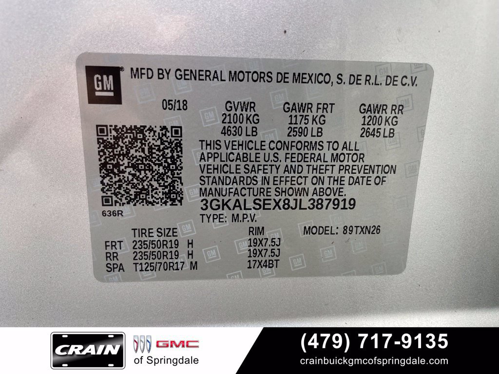 Used 2018 GMC Terrain Denali w/ Advanced Safety Package FWD image 32