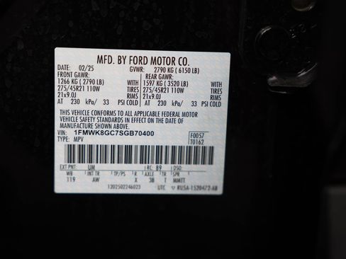 Used 2025 Ford Explorer ST w/ Sun And Sound Package AWD/4WD image 48
