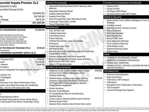 Used 2017 Chevrolet Impala Premier w/ Enhanced Convenience Package FWD image 17