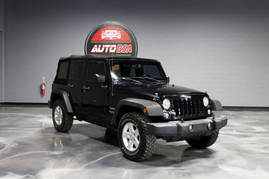 Used 2017 Jeep Wrangler Unlimited Sport w/ Quick Order Package 24S AWD/4WD image 1
