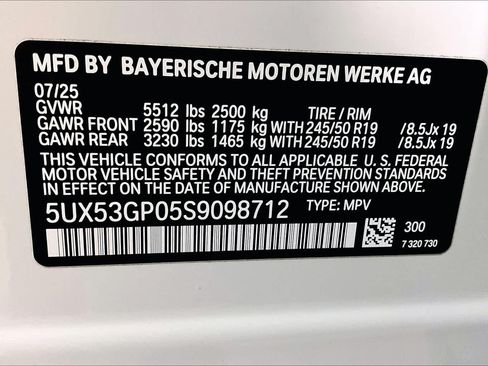 Used 2025 BMW X3 xDrive30i w/ Premium Package AWD/4WD image 33