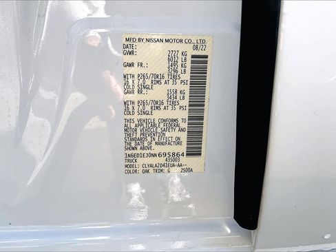 Used 2022 Nissan Frontier S w/ Technology Package image 37