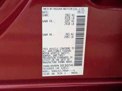 Used 2023 Nissan Altima 2.5 SV image 28