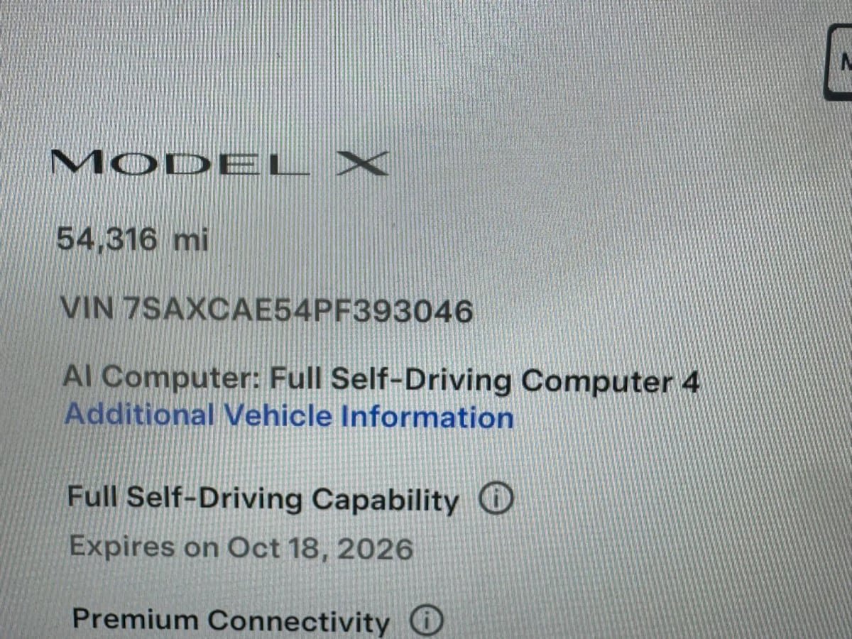 Used 2023 Tesla Model X AWD/4WD image 4