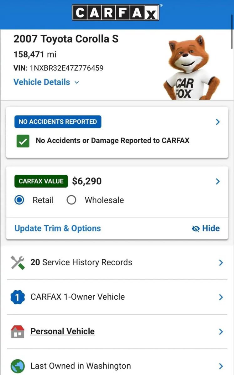 Used 2007 Toyota Corolla S FWD image 17